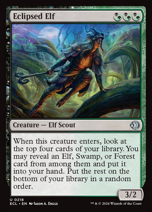 Eclipsed Elf 218/273 (Lorwyn Eclipsed)  - Foil