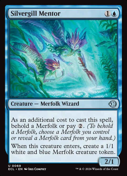 Silvergill Mentor 69/273 (Lorwyn Eclipsed)  - Foil