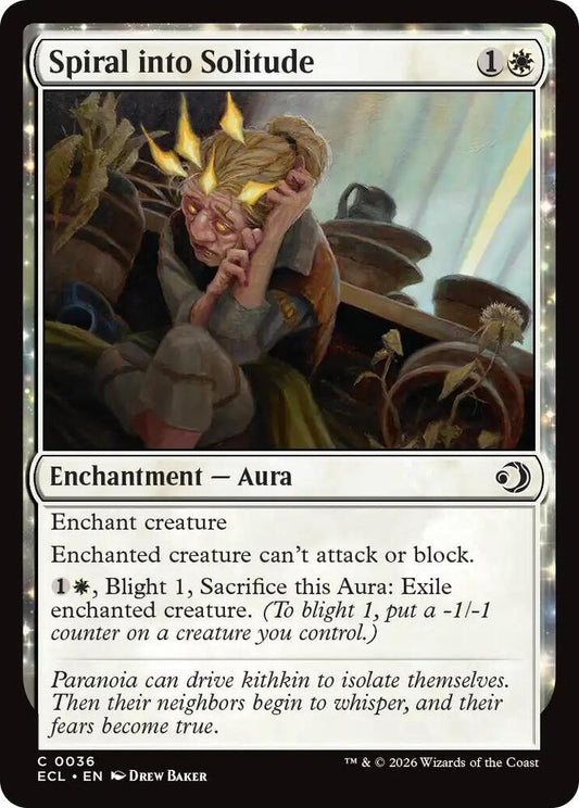 Spiral into Solitude 36 (Lorwyn Eclipsed)  - Foil