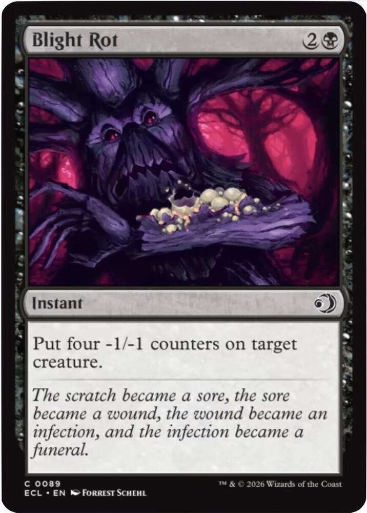 Blight Rot (Lorwyn Eclipsed)  - undefined