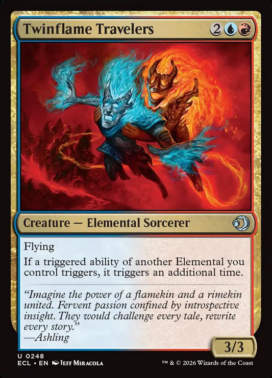 Twinflame Travelers 248 (Lorwyn Eclipsed)  - Foil