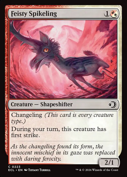 Feisty Spikeling 223/273 (Lorwyn Eclipsed)  - Foil