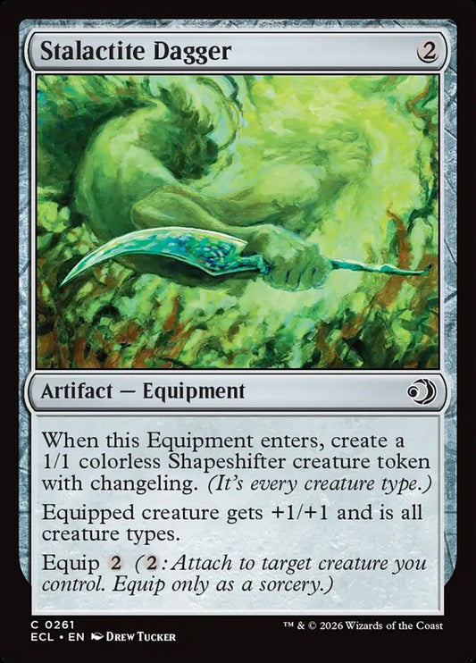 Stalactite Dagger 261 (Lorwyn Eclipsed)  - Foil