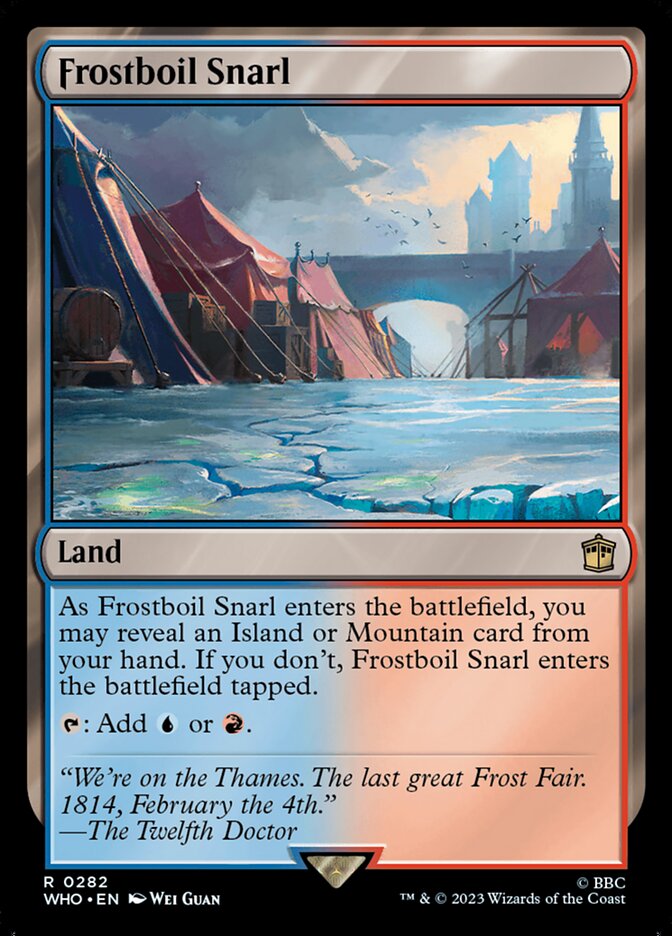 Frostboil Snarl 282/331 (Universes Beyond: Doctor Who)  - Foil
