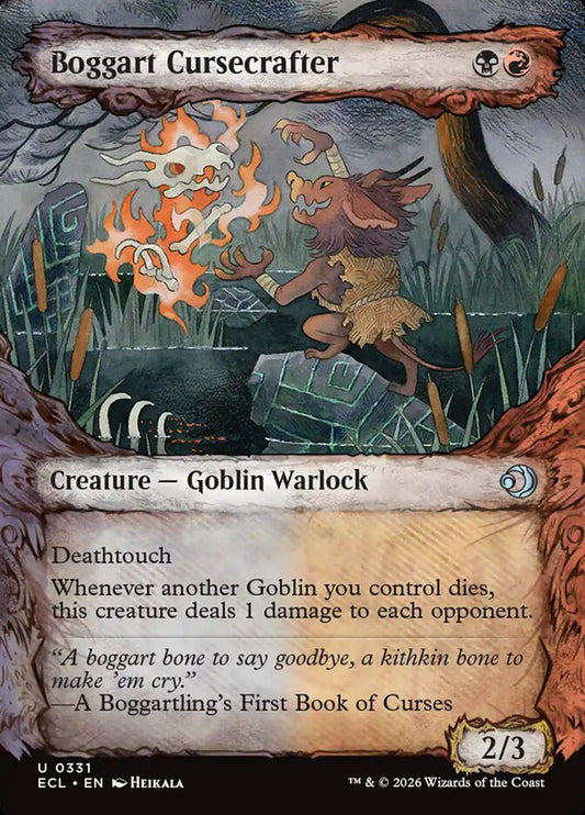 Boggart Cursecrafter 331/273 (Lorwyn Eclipsed)  - Showcase Foil