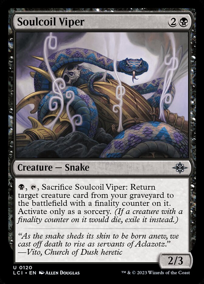 Soulcoil Viper 120/291 (The Lost Caverns of Ixalan)  - Foil