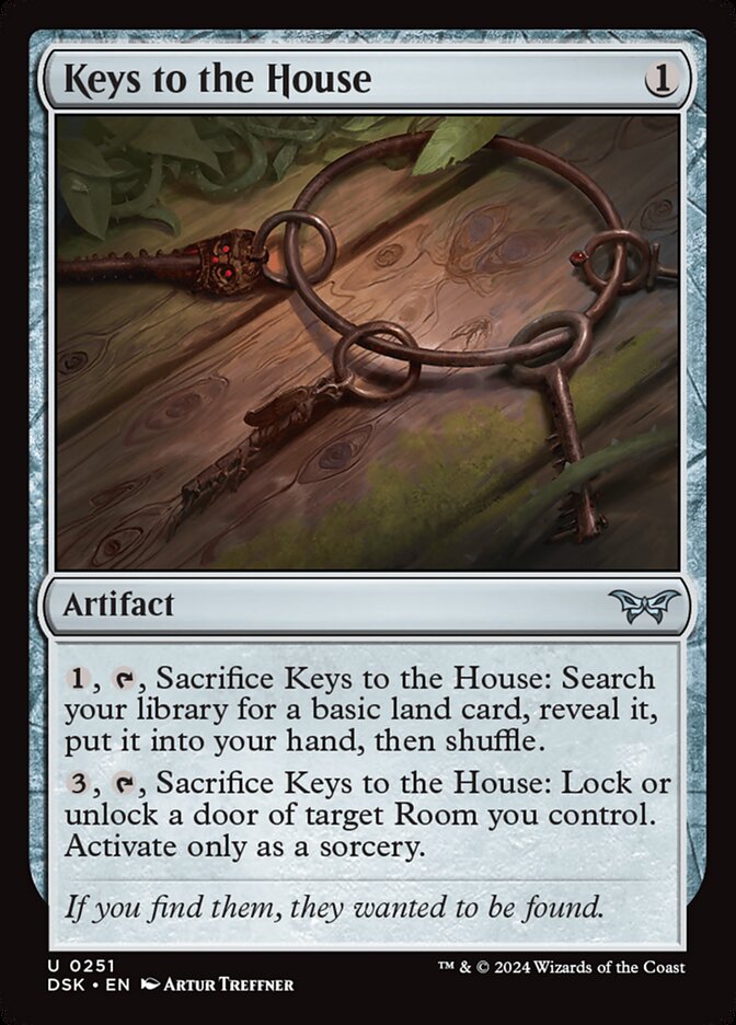 Keys to the House 251/286 (Duskmourn: House of Horror)  - Foil