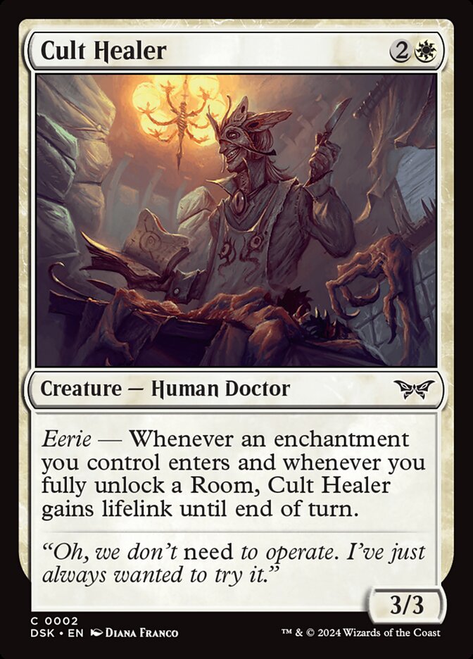 Cult Healer 2 (Duskmourn: House of Horror)  - Foil