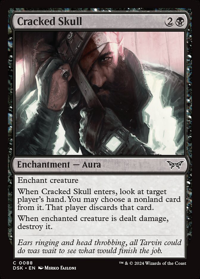 Cracked Skull 88/286 (Duskmourn: House of Horror)  - Foil