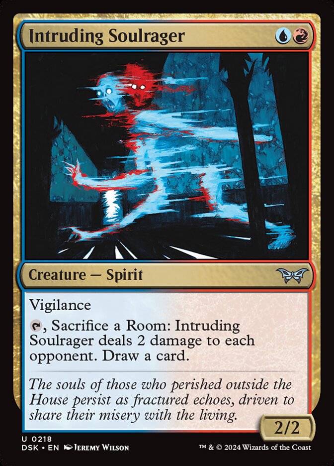 Intruding Soulrager 218/286 (Duskmourn: House of Horror)  - Foil