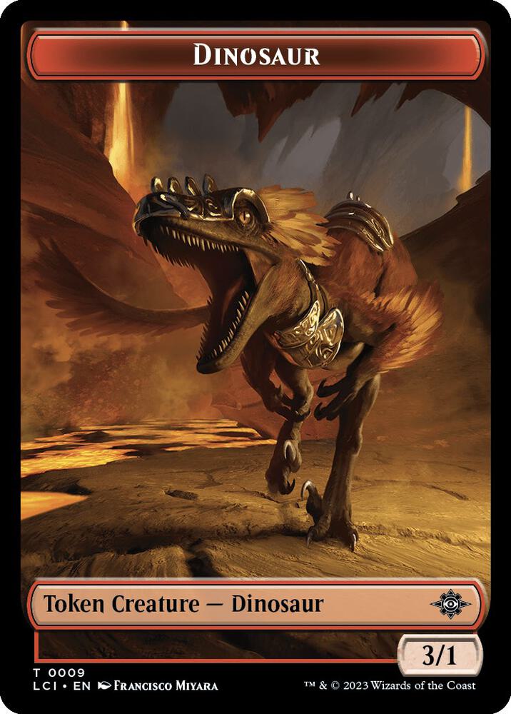 Dinosaur Token 0009 9 (The Lost Caverns of Ixalan) 