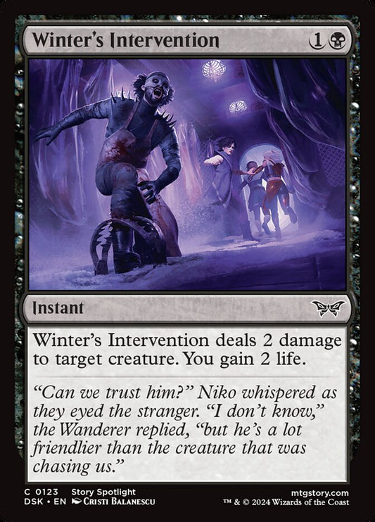 Winter's Intervention 123/286 (Duskmourn: House of Horror) 
