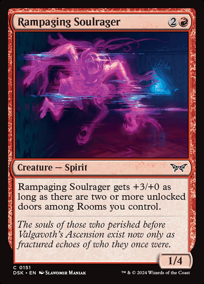 Rampaging Soulrager 151 (Duskmourn: House of Horror) 