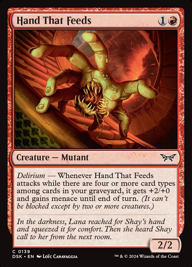 Hand That Feeds 139/286 (Duskmourn: House of Horror)  - Foil