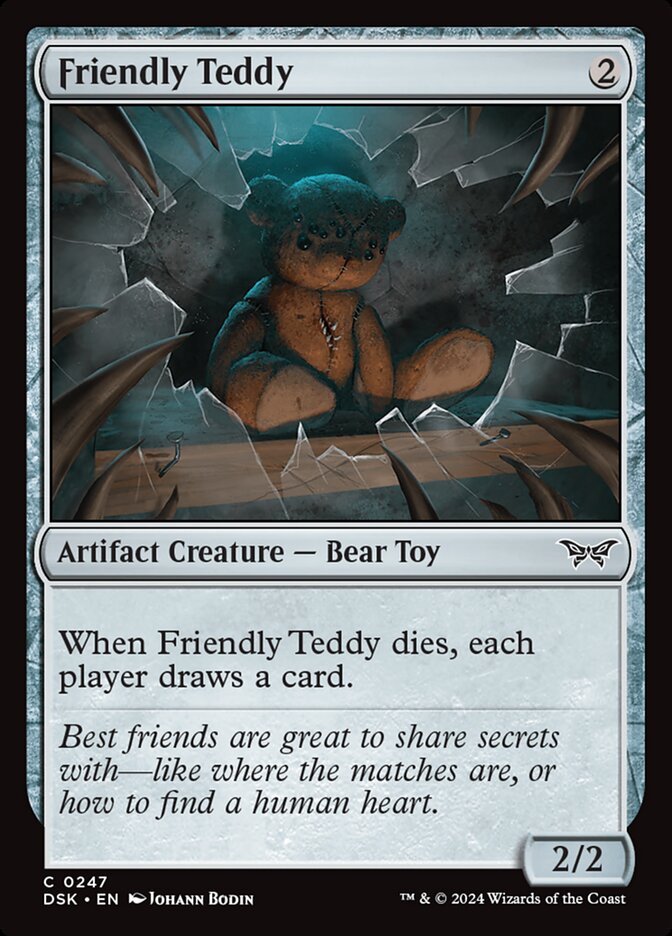 Friendly Teddy 247 (Duskmourn: House of Horror)  - Foil