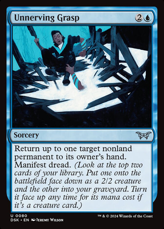 Unnerving Grasp 80/286 (Duskmourn: House of Horror)  - Foil