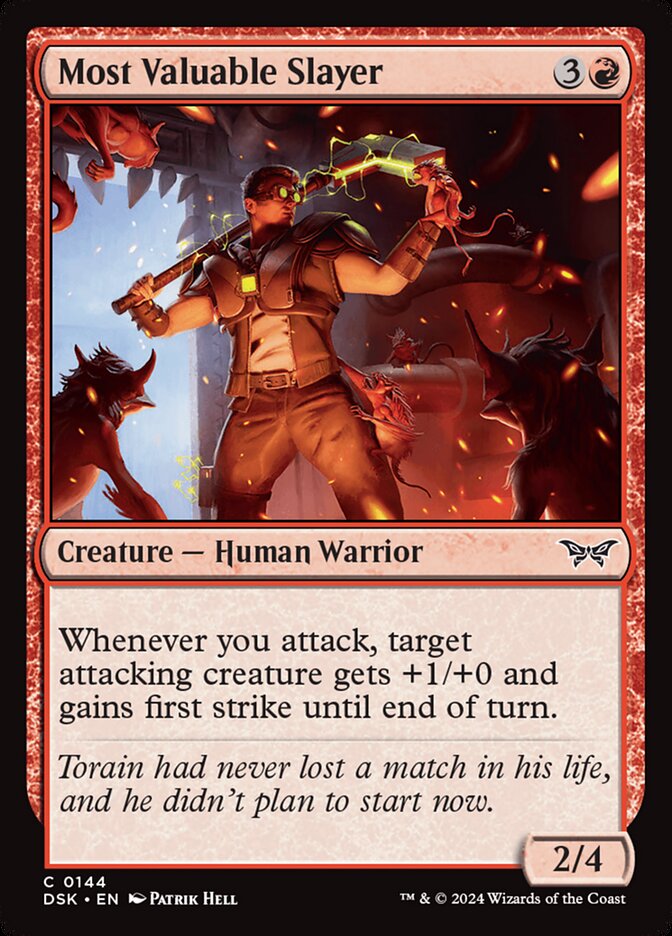 Most Valuable Slayer 144/286 (Duskmourn: House of Horror)  - Foil
