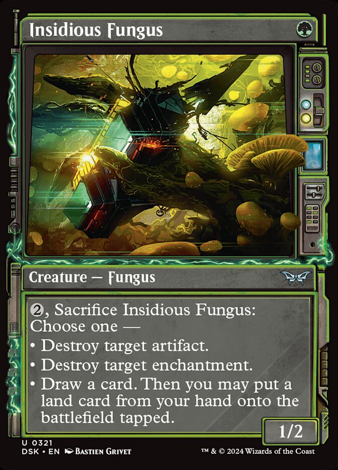 Insidious Fungus 321 (Duskmourn: House of Horror)  - Showcase Foil