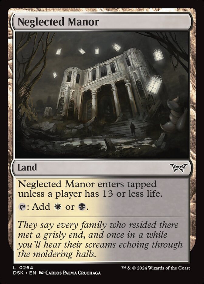 Neglected Manor 264/286 (Duskmourn: House of Horror)  - Foil