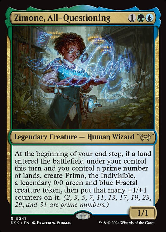 Zimone, All-Questioning 241/286 (Duskmourn: House of Horror) 