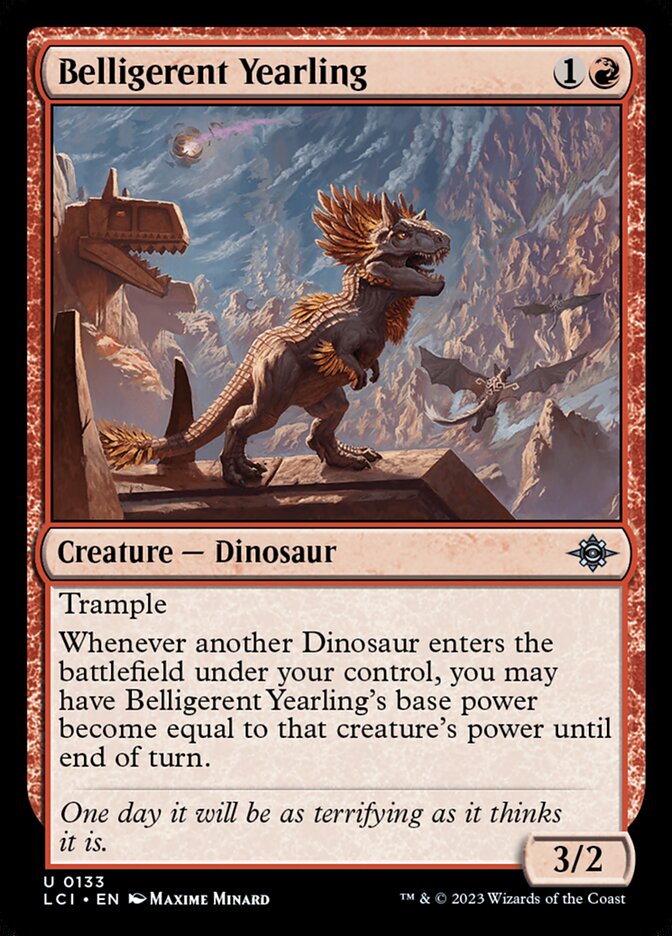 Belligerent Yearling 133 (The Lost Caverns of Ixalan)  - Foil