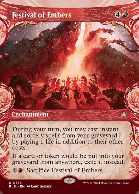 Festival of Embers 316 (Bloomburrow)  - Foil