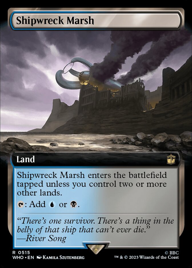 Shipwreck Marsh 515/331 (Universes Beyond: Doctor Who)  - Extended Art Foil