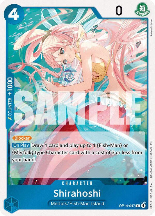 Shirahoshi OP14-047 (The Azure Sea's Seven)  - Foil