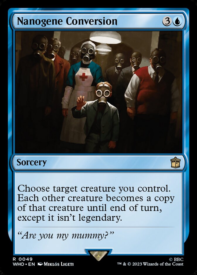 Nanogene Conversion 49/331 (Universes Beyond: Doctor Who)  - Foil