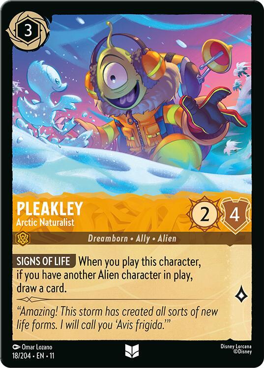 Pleakley, Arctic Naturalist 18/204 (Winterspell)  - Cold Foil