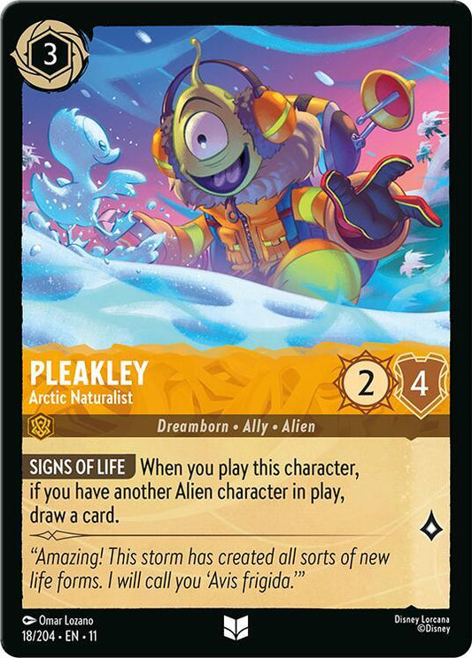 Pleakley, Arctic Naturalist 18/204 (Winterspell)  - Cold Foil