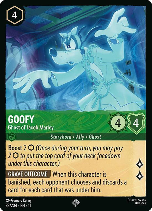Goofy, Ghost of Jacob Marley 83/204 (Winterspell)  - Cold Foil