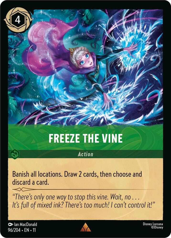 Freeze the Vine (Winterspell)  - Cold Foil