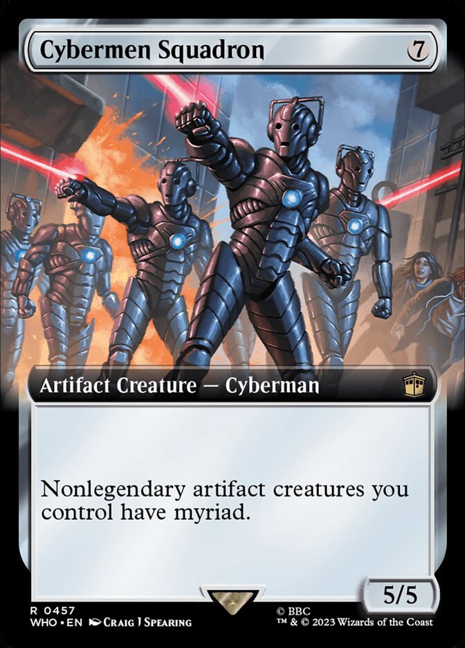 Cybermen Squadron 457/331 (Universes Beyond: Doctor Who)  - Extended Art