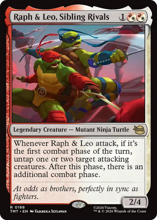 Raph and Leo Sibling Rivals 166 (Teenage Mutant Ninja Turtles)  - Foil