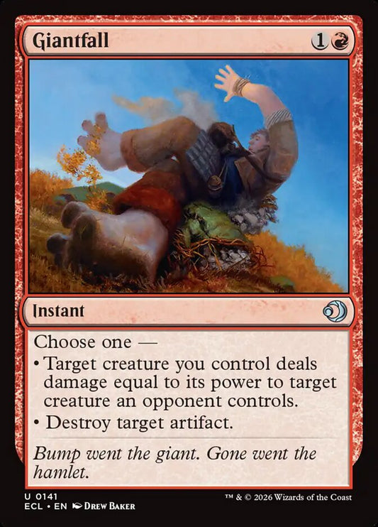 Giantfall 141 (Lorwyn Eclipsed)  - Foil