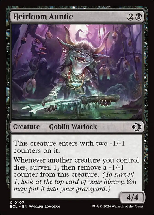 Heirloom Auntie 107/273 (Lorwyn Eclipsed)  - Foil