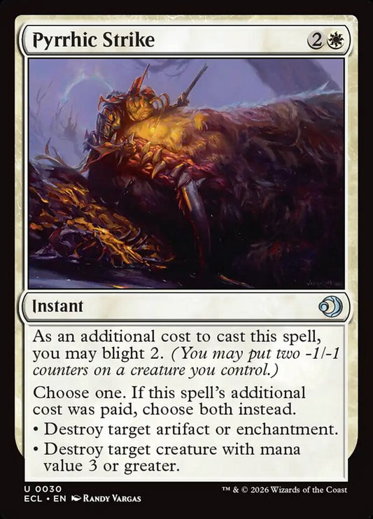 Pyrrhic Strike 30 (Lorwyn Eclipsed)  - Foil