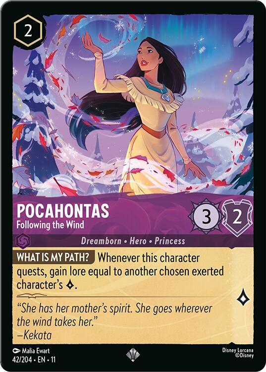 Pocahontas Following the Wind (Winterspell) 