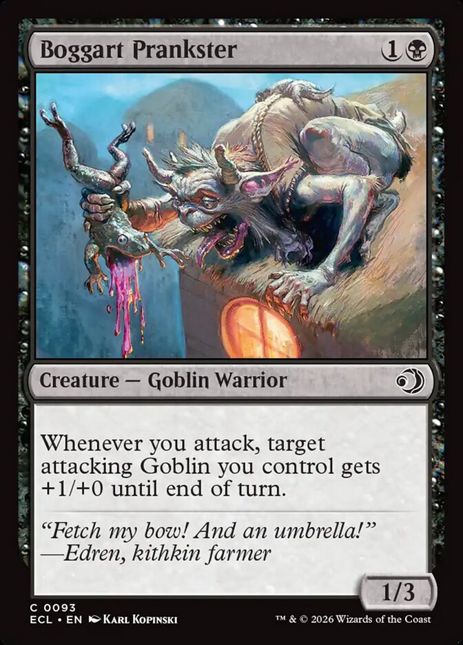 Boggart Prankster (Lorwyn Eclipsed)  - undefined