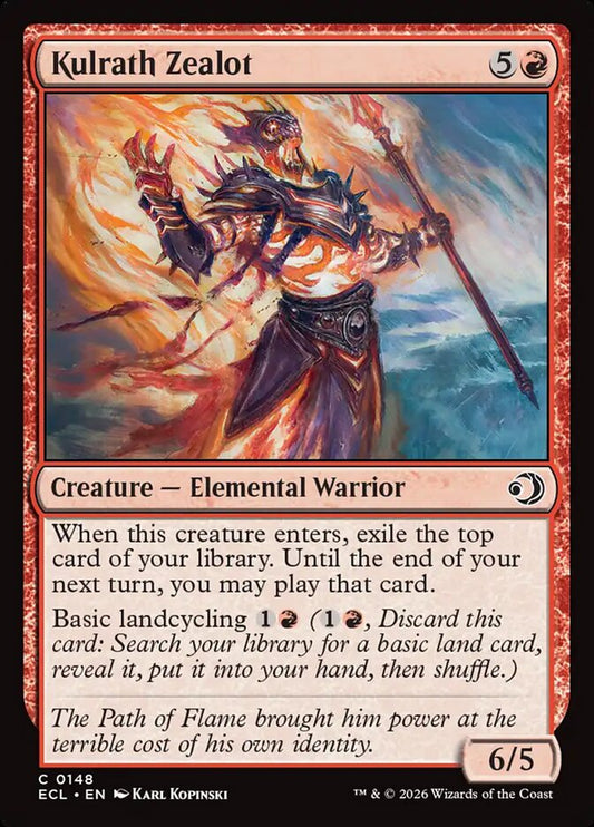 Kulrath Zealot 148/273 (Lorwyn Eclipsed)  - Foil
