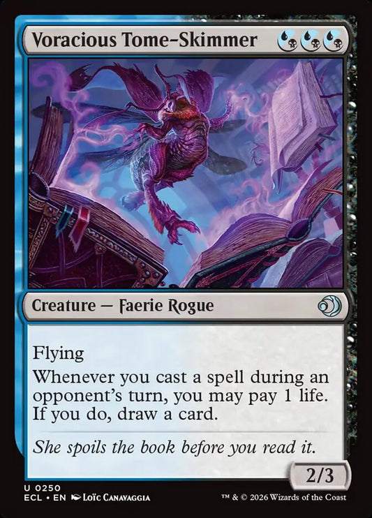 Voracious Tome-Skimmer 250/273 (Lorwyn Eclipsed)  - Foil