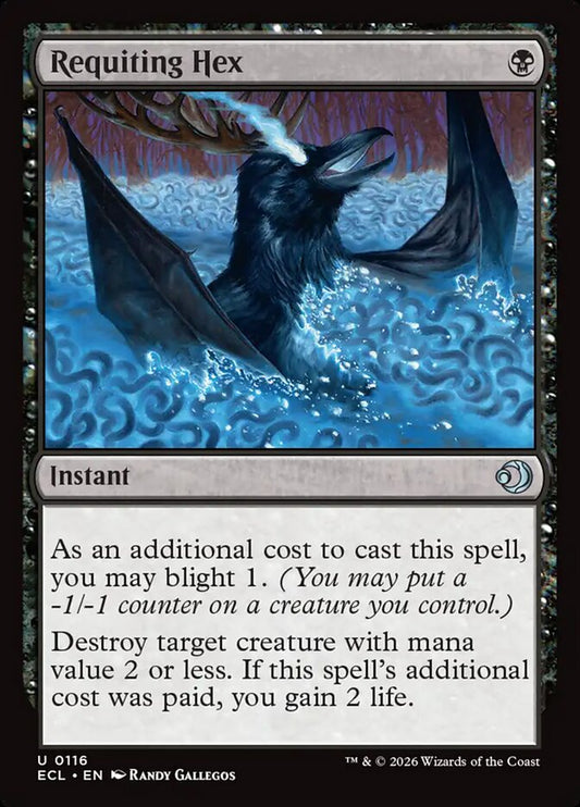 Requiting Hex 116 (Lorwyn Eclipsed)  - Foil