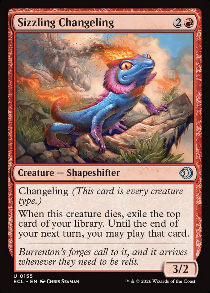 Sizzling Changeling (Lorwyn Eclipsed)  - undefined