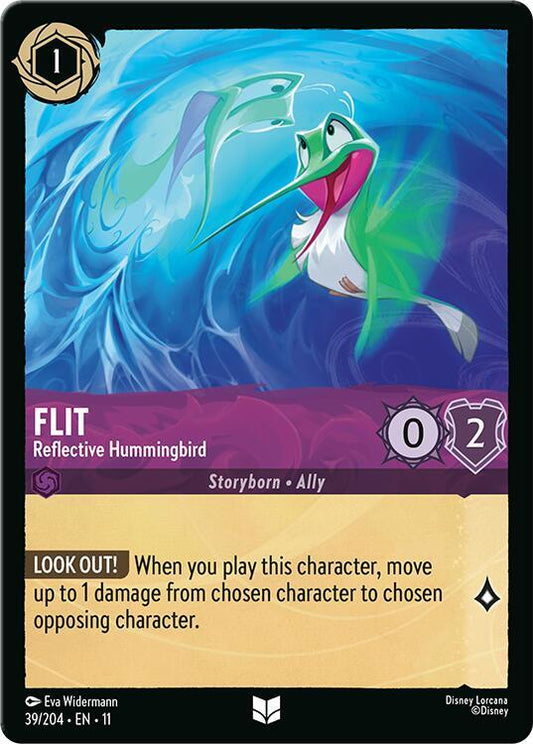 Flit Reflective Hummingbird (Winterspell)  - Cold Foil