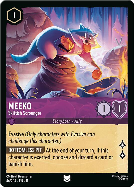 Meeko Skittish Scrounger (Winterspell)  - Cold Foil