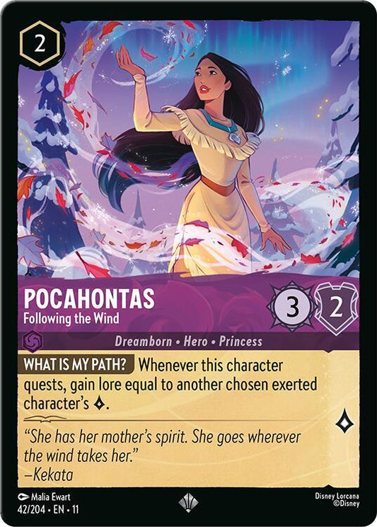 Pocahontas, Following the Wind 42/204 (Winterspell) 