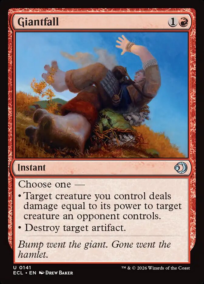 Giantfall (Lorwyn Eclipsed)  - undefined