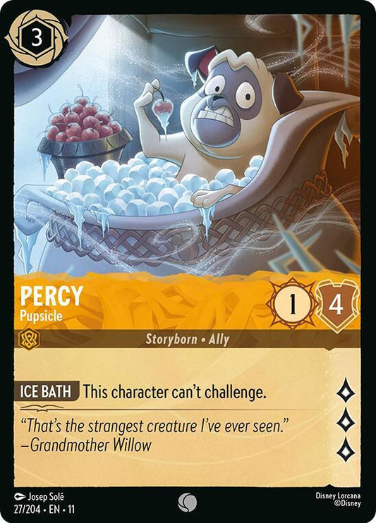 Percy, Pupsicle 27/204 (Winterspell)  - Cold Foil