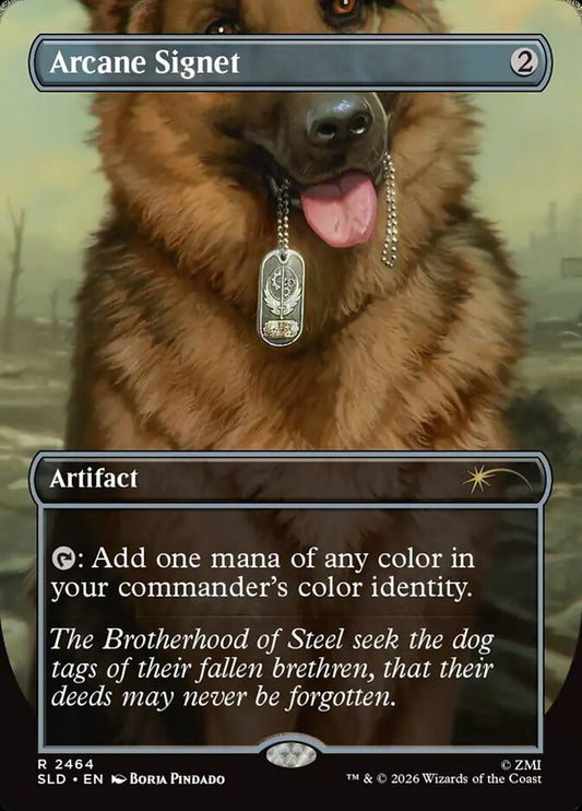 Arcane Signet 2464 (Secret Lair Drop Series)  - Borderless Foil